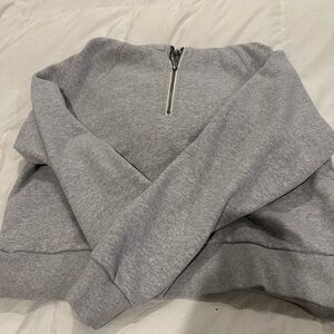 Vuori Gray Half-Zip Hoodie